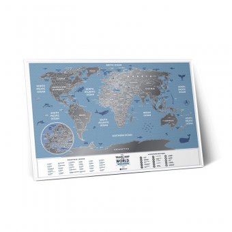Скретч-карта мира Weekend World Travel Map 