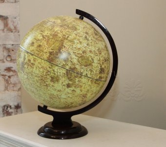 Глобус Луны на деревянной подставке d=32 см, арт. 0168
