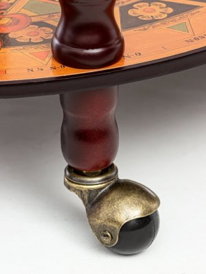 Напольный глобус бар со столиком JUFENG d=42 см