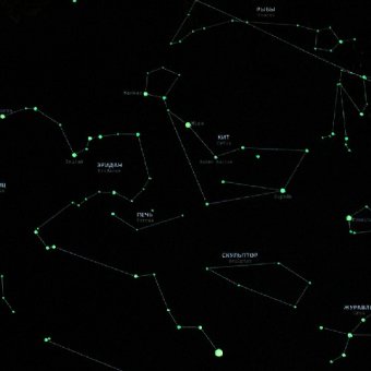 Светящаяся карта созвездий StarLightMap