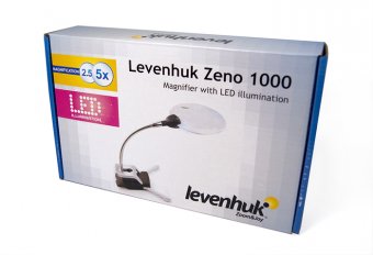 Лупа Levenhuk (Левенгук) Zeno 1000, 2,5/5x, 88/21 мм, 2 LED