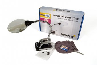 Лупа Levenhuk (Левенгук) Zeno 1000, 2,5/5x, 88/21 мм, 2 LED