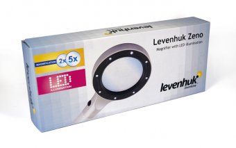 Лупа Levenhuk (Левенгук) Zeno 400, 2/4x, 88/21 мм, 2 LED, металл