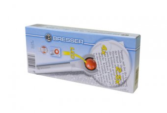 Лупа Bresser (Брессер) 2,5x/4x, 88 мм, LED, металл