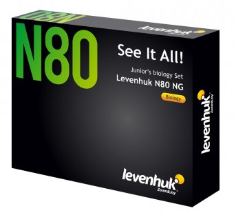 Набор микропрепаратов Levenhuk (Левенгук) N80 NG «Увидеть все!»
