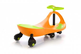 Машинка-каталка детская «БИБИКАР» полиуретановые колеса, оранж