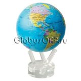 Глобус самовращающийся с политической картой Мира d=12, арт. 0459