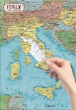 Пазл картографический "Европа. Италия" на английском