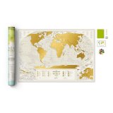 Скретч-карта мира Geograghy World Travel Map 