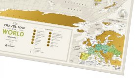 Скретч-карта мира Geograghy World Travel Map 