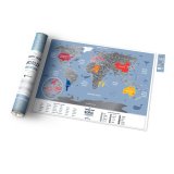 Скретч-карта мира Weekend World Travel Map 