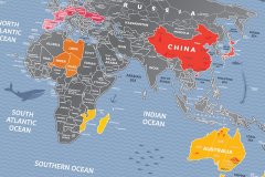 Скретч-карта мира Weekend World Travel Map 
