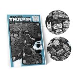 Мотивационный постер для мальчиков 100 дел TrueMan edition