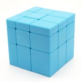 Зеркальный кубик Yisheng голубой