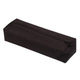 Пенал-тубус STAFF на молнии, текстиль, черный, 20*5 см, 104390