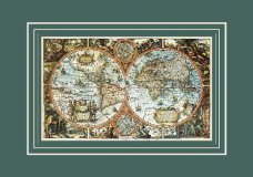 Большая карта мира, 98х68 см