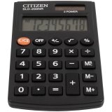 Калькулятор карманный Citizen SLD-200NR 8 разрядов двойное питание 62*98*10мм, черный
