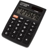Калькулятор карманный Citizen SLD-100NR 8 разрядов двойное питание 58*88*10мм, черный