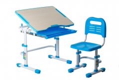 Комплект растущая парта и стул-трансформер Vivo Blue Fundesk