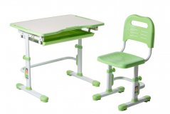 Комплект парта и стул трансформеры Vivo Green Fundesk