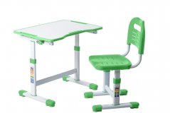 Комплект парта и стул трансформеры Sole II Green Fundesk