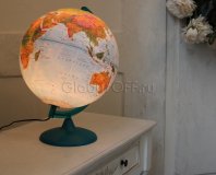 Глобус с подсветкой физико-политический d=32 см, арт. 0163