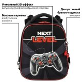 Ранец BRAUBERG PREMIUM, 2 отделения, с брелком, "Next level", 3D панель, 38х29х16 см, 270597