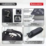 Сумка-портфель BRAUBERG "Modern" с отделением для ноутбука 15-16", откидная крышка, 29х42х11 см, 270828