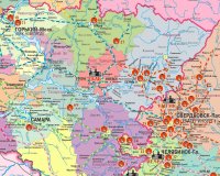 Карта черной металлургии России и сопредельных государств 150 х 240 см, GlobusOff