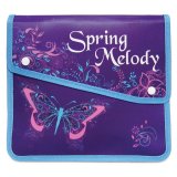 Папка для тетрадей А5 на кнопках "Spring melody" BRAUBERG 223791