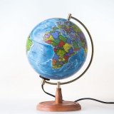 Глобус Земли политический с подсветкой d=21 см
