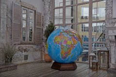 Глобус большой политический на деревянной подставке d=130 см