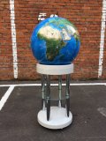 Глобус Вид Земли из Космоса d=64 см, на подставке со стеклянной полкой