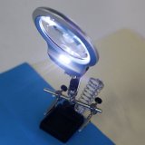 Лупа ANYSMART настольная 2,5x, 6х с держателем и подсветкой 2 LED