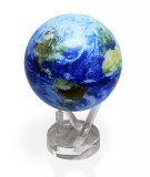 Глобус Mova Globe самовращающийся, Земля в облаках d=12