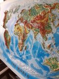 Рельефная карта Мира без багета GlobusOff 112 х 80 см