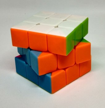 Кубик-головоломка 3х3х3 без наклеек для начинающих Magic Cube