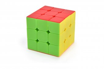 Кубик скоростной 3x3x3 Zoizoi цветной без наклеек