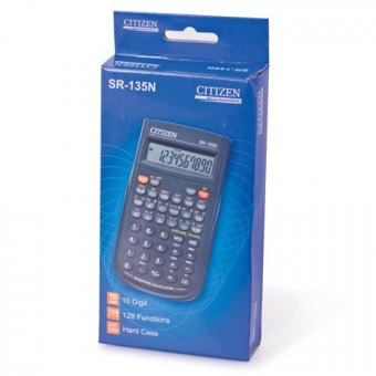 Калькулятор CITIZEN инженерный SR-135N, 8+2 разр, автономный,154*84мм,сертифицирован для ЕГЭ