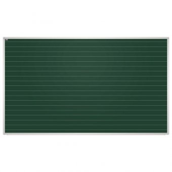 Доска для мела магнитная 85x100см, зеленая, В ЛИНИЮ, алюм рамка, EDUCATION  "2х3" TKU8510L