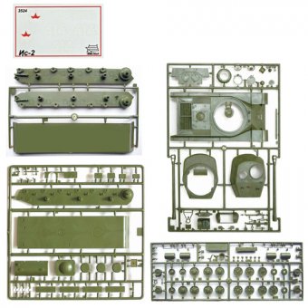 Модель для склеивания танк Тяжелый советский ИС-2, масштаб 1:35, Звезда, 3524