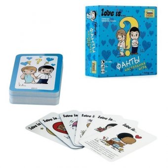 Игра настольная детская карточная "Love is:Фанты", в коробке, Звезда, 8955