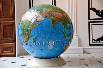 Глобус d=130 см c видом Земли из космоса на пластиковой подставке, арт. 1148