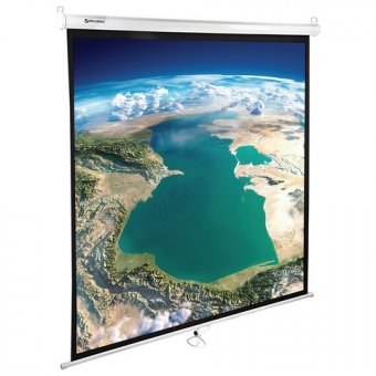 Проекционный матовый настенный экран Brauberg Wall 180*180 см