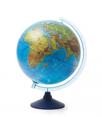Интерактивный глобус Земли физико-политический с подсветкой d=32 см