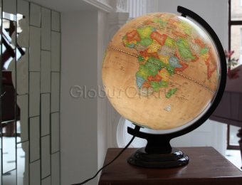 Глобус в стиле ретро с подсветкой d=32 см