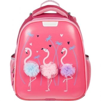 Ранец ортопедический  №1School Basic Flamingo