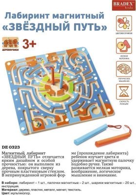Лабиринт магнитный «ЗВЁЗДНЫЙ ПУТЬ» DE 0323