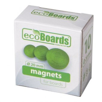 Набор для магнитно-маркерной доски (4 маркера + стиратель + чистящее средство + 10 магнитов), "2х3" ecoBoards,