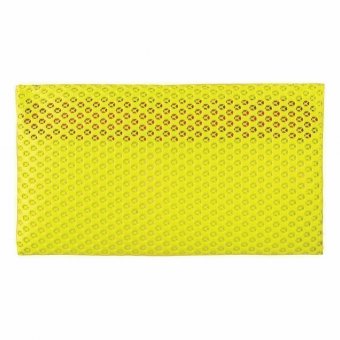 Пенал-косметичка BRAUBERG, сетка, "Neon", желтый, 23х14 см, 229026